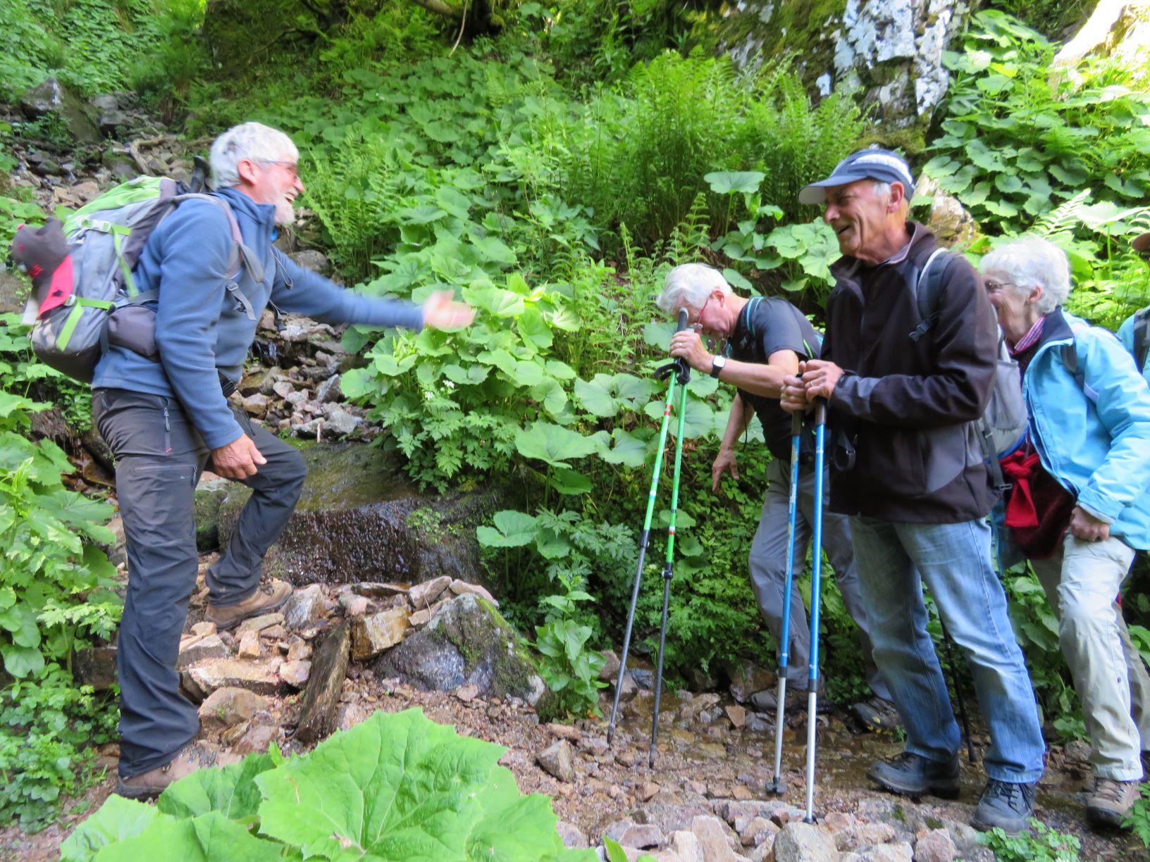 Sentier des Roches Baptème des Novices2